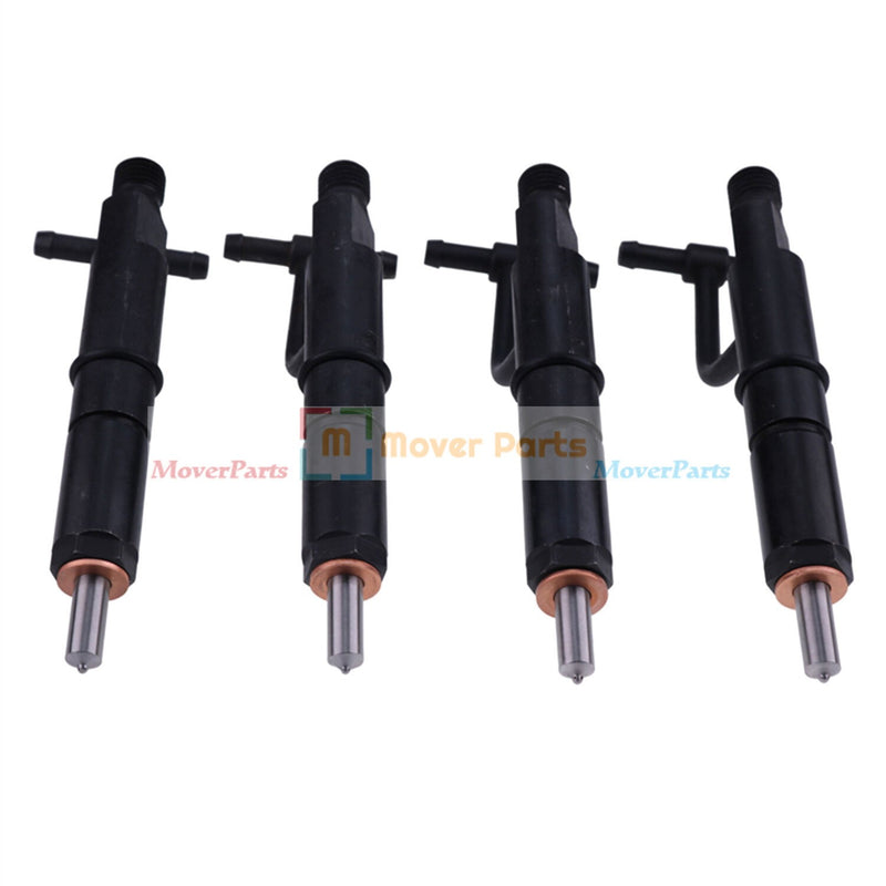 DURAFORCE 4X Fuel Injector 6646906 For Bobcat 843 853 1213 960 2060 Isuzu Engine 4JB1 2.8L