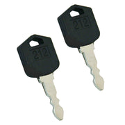 DURAFORCE (10) Ignition Keys for Doosan Daewoo Forklift D25 D35 G25 G35 # 212, D554212