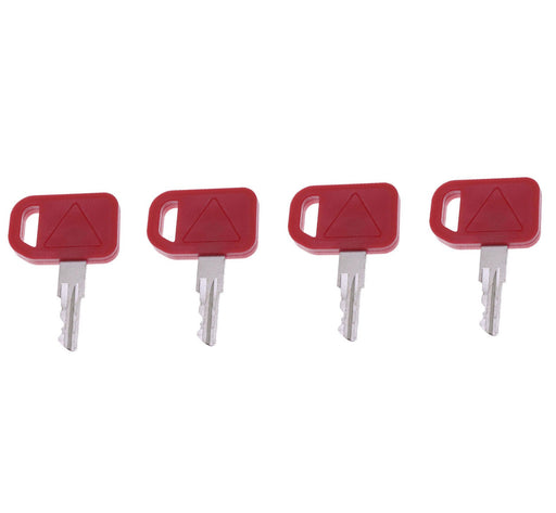DURAFORCE (4) Ignition Keys T209428 for John Deere 320D 320E 323D 323E 325 326D 326E