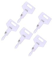 DURAFORCE (5) Ignition Key H806 for Takeuchi Hitachi Gehl Case NH Excavator & Track Loader