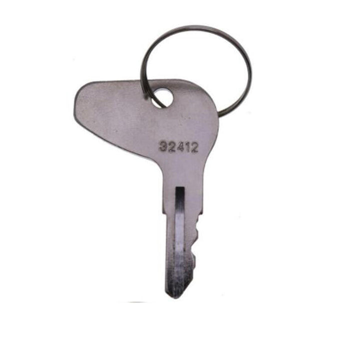 DURAFORCE (5) New Ignition Key H32412 for Kubota Tractor M4700 M4800 M5000 MX5400