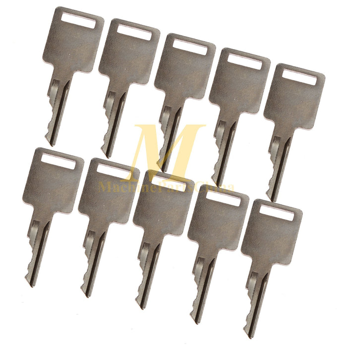 DURAFORCE 10 Ignition Keys For Bobcat Case Skid Steer Excavator 751 753 763 773 More D250