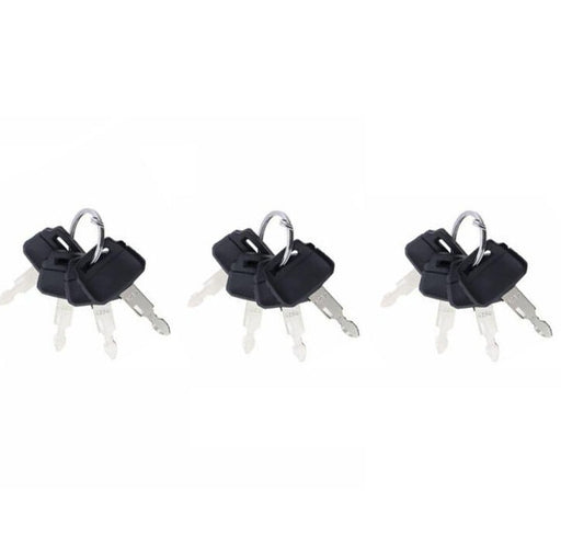 DURAFORCE 12 PCS Keys K250 2420WL2420 for Kobelco Kawasaki Case Excavator Wheel Loaders
