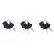 DURAFORCE 12 PCS Keys K250 2420WL2420 for Kobelco Kawasaki Case Excavator Wheel Loaders