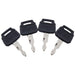DURAFORCE 12 PCS Keys K250 2420WL2420 for Kobelco Kawasaki Case Excavator Wheel Loaders