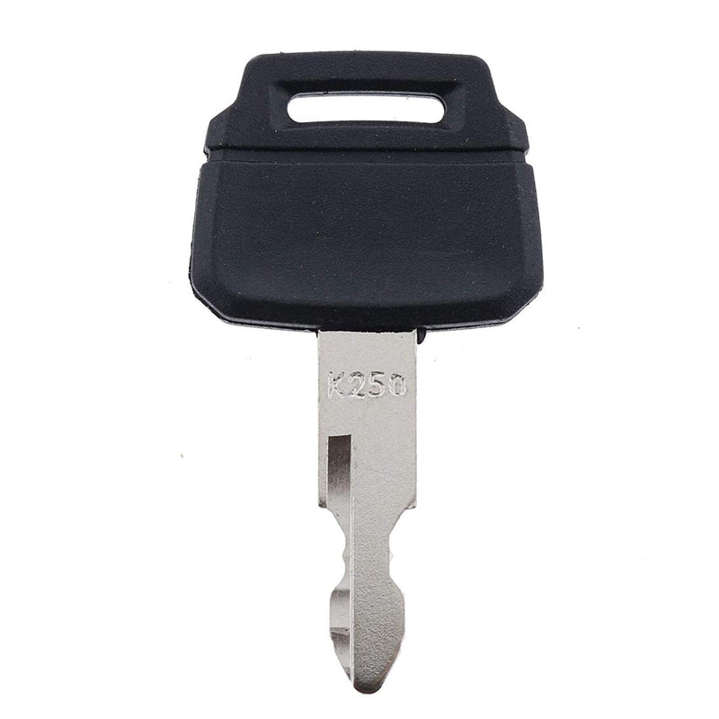 DURAFORCE 12 PCS Keys K250 2420WL2420 for Kobelco Kawasaki Case Excavator Wheel Loaders