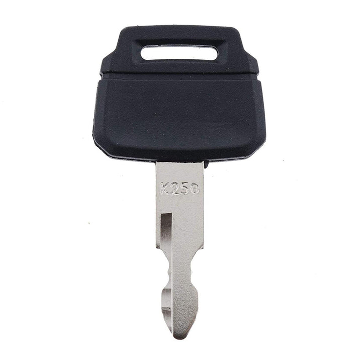 DURAFORCE 12 PCS Keys K250 2420WL2420 for Kobelco Kawasaki Case Excavator Wheel Loaders
