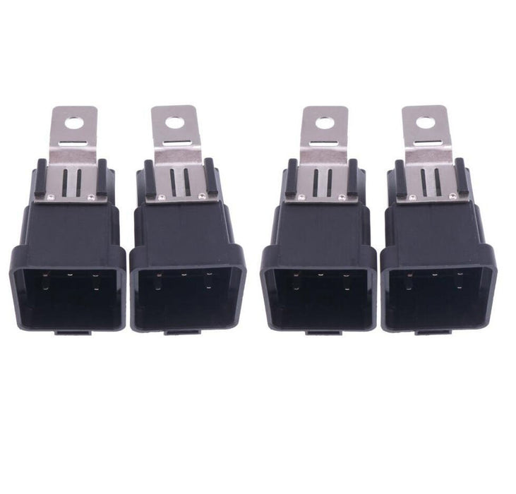 DURAFORCE 12V 50A Relay for John Deere Hella 4RD 931 410, 4RD 931 410-08 007794301 Pack 4