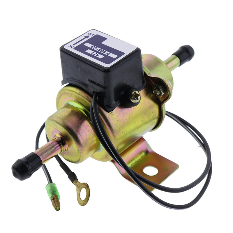 DURAFORCE 12V Electric Fuel Pump for Kubota B6000DT B6000E KH35 KX71 Excavator