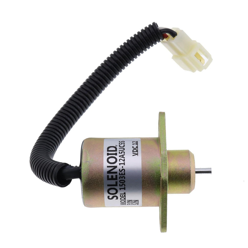 DURAFORCE 12V Fuel Shutoff Solenoid for Kubota D905 D1005 D1105 V1205 V1305 V1505 V1505T