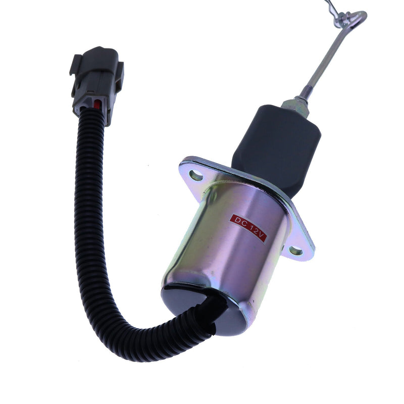 DURAFORCE 12V New Stop solenoid 32A87-15100 for ECOMAT Shovel Mitsubishi S4S-Z1DT61ES