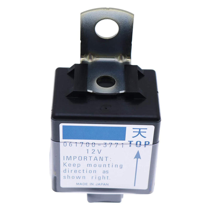 DURAFORCE 12V Relay 061700-3770 T0070-31410 for Kubota Relay Stop Solenoid B1550E B1750D