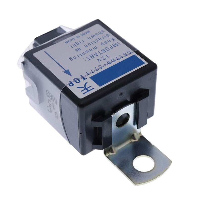 DURAFORCE 12V Relay 061700-3770 T0070-31410 for Kubota Relay Stop Solenoid B1550E B1750D
