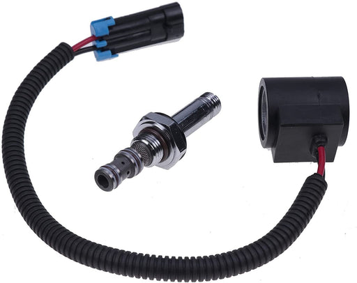 DURAFORCE 12V Solenoid Coil w/Spool Valve Set for Bobcat 450 453 463 T140 T180 T250 T300