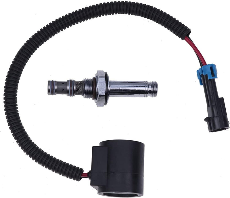 DURAFORCE 12V Solenoid Coil w/Spool Valve Set for Bobcat 450 453 463 T140 T180 T250 T300