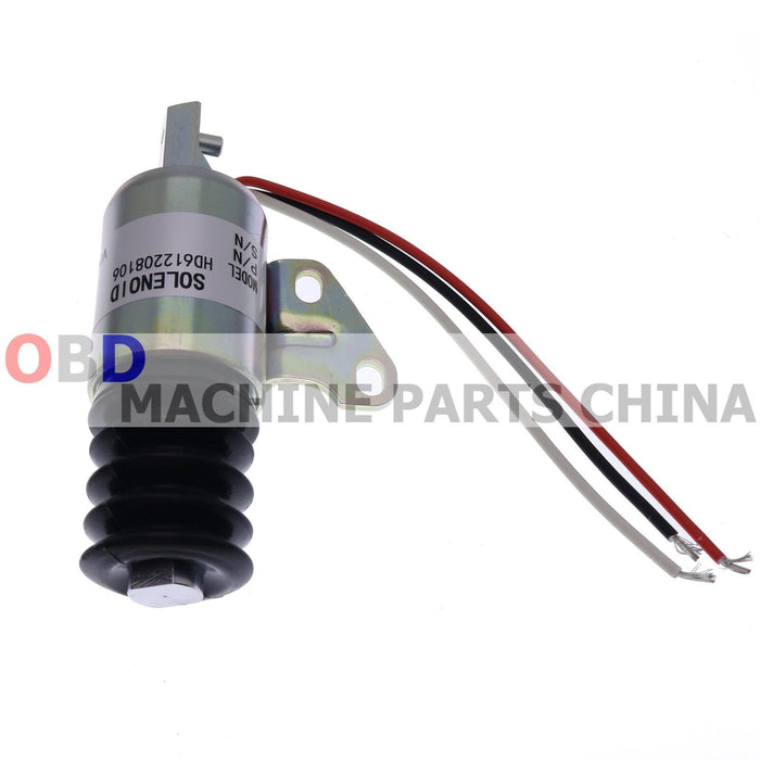 DURAFORCE 208106 Throttle Solenoid for Miller Trailblazer 302 Engine 12V