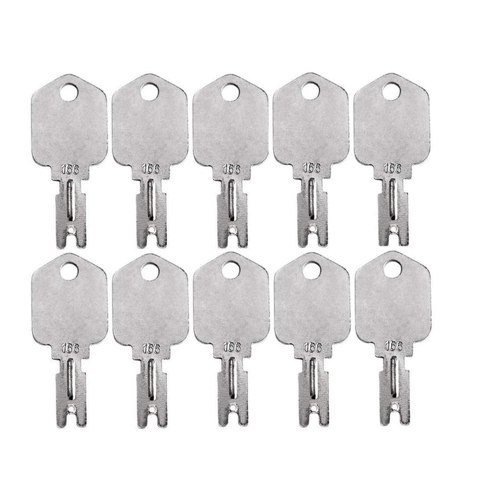 DURAFORCE 20PCS Ignition Key 166 186304 for Clark Crown Gradall Gehl Hyster Komatsu Yale