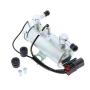 DURAFORCE 24V Electric Universal Petrol Fuel Pump Facet Silver Style Tractor