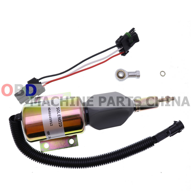 DURAFORCE 24V Fuel Shutdown Solenoid Valve For John Deere 624H 670C 670CH 672CH RE502474