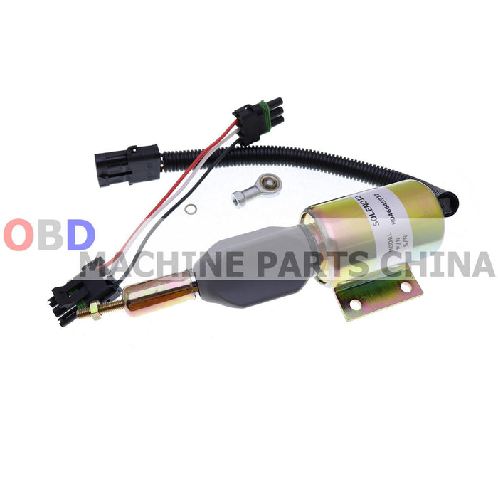 DURAFORCE 24V Fuel Shutdown Solenoid Valve For John Deere 624H 670C 670CH 672CH RE502474