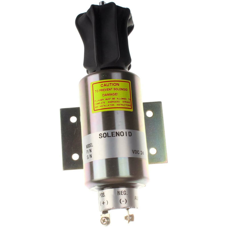 DURAFORCE 24V Fuel Stop Solenoid Valve 04400-02000 24V SA-4575 for Mitsubishi S12R S6R