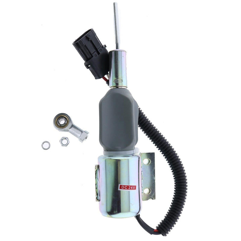 DURAFORCE 24V Shut Off Solenoid 3932530 SA-4756-24 Fit for CUMMINS 5.9L 6BT Engine