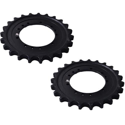 DURAFORCE 2PCS Drive Sprocket 1032265 for John Deere Excavator 27D 35D 35G