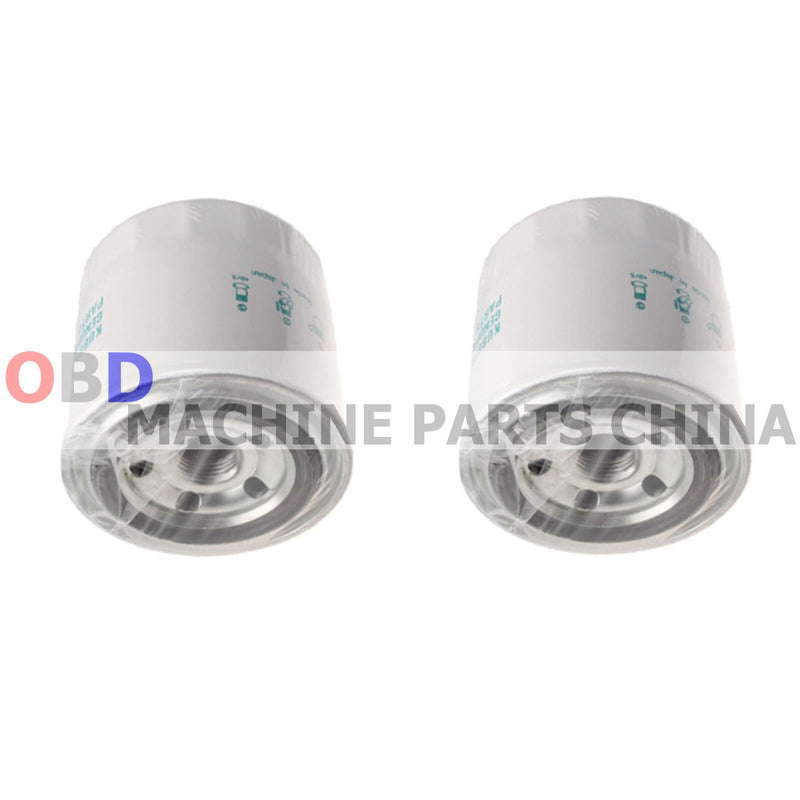 DURAFORCE 2PCS Fuel Filter 15221-43080 for Kubota SVL75 SVL90 SVL95-2S Skid Steers