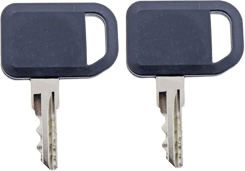 DURAFORCE 2PCS Ignition Key AM131841 for John Deere Gator Bobcat Gehl Heavy Equipment