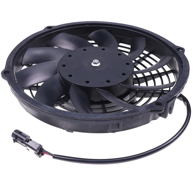 DURAFORCE 2PCS New Automotive 30100435 10" Low Profile Fan - Pull / Curved