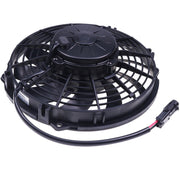 DURAFORCE 2PCS New Automotive 30100435 10" Low Profile Fan - Pull / Curved