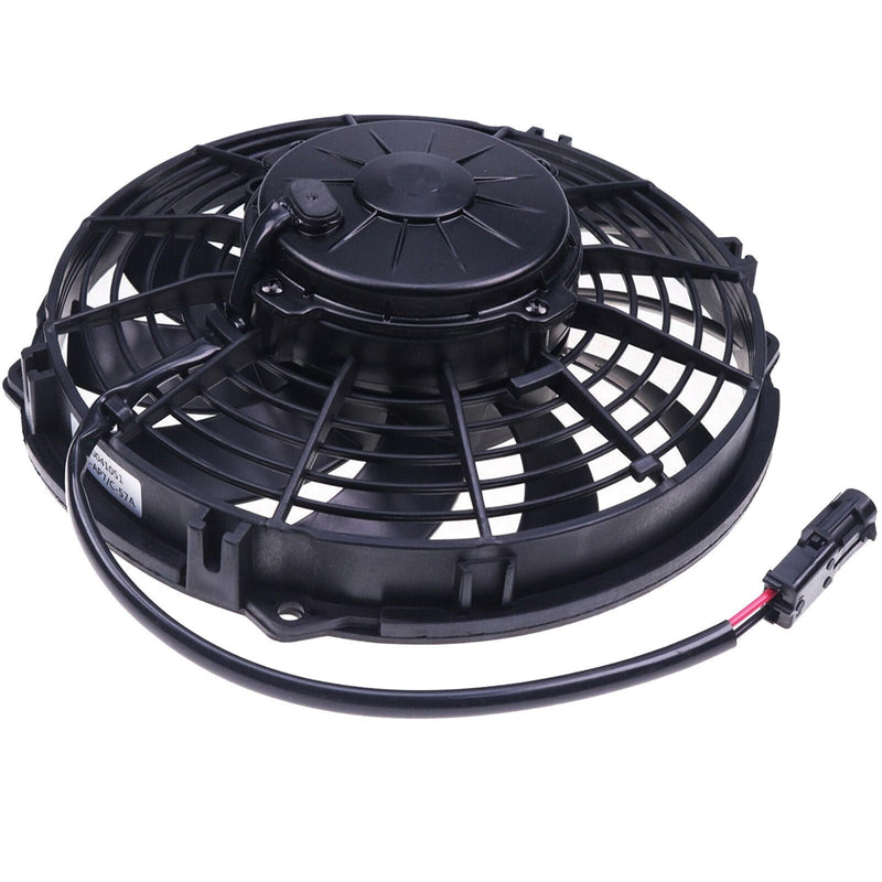 DURAFORCE 2PCS New Automotive 30100435 10" Low Profile Fan - Pull / Curved