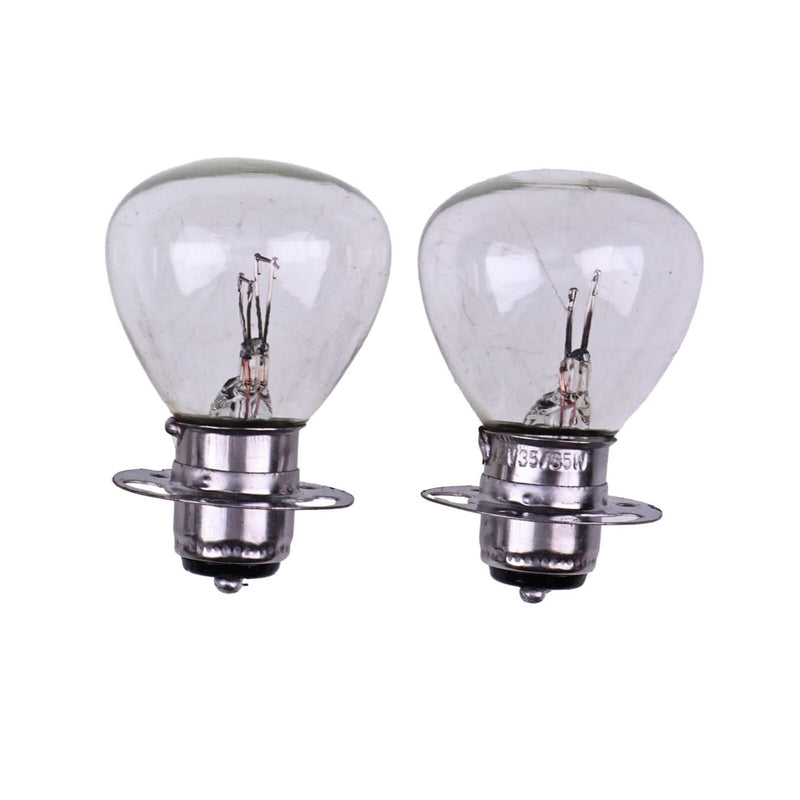 DURAFORCE 2PCS New Headlight Bulbs for Kubota L175 L1500 L225 L345 Tractor 12V,35/35W