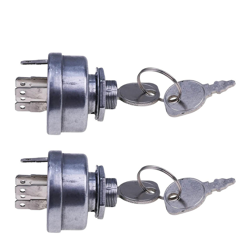 DURAFORCE 2PCS Starter Ignition Switch for Exmark 109-4736 103-0206 Lazer Z Toro Z Master