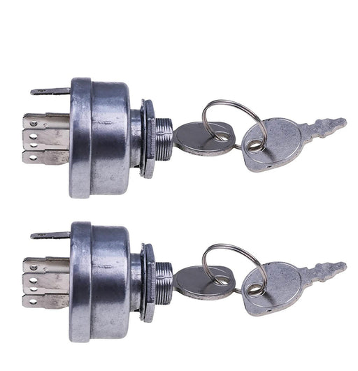 DURAFORCE 2PCS Starter Ignition Switch for Exmark 109-4736 103-0206 Lazer Z Toro Z Master