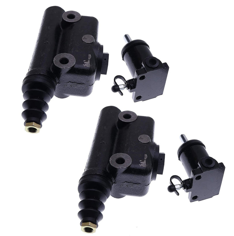 DURAFORCE 2pk Kit Brake Master & Slave Cylinder For Case Backhoe 480C 580C