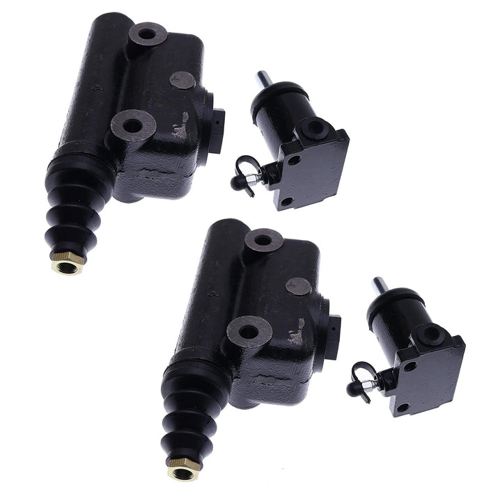 DURAFORCE 2pk Kit Brake Master & Slave Cylinder For Case Backhoe 480C 580C