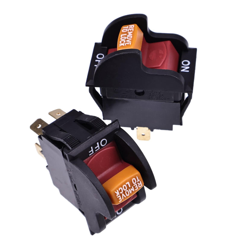 DURAFORCE 2PK Power Electric Safety On Off Switch for Delta Tool 489105-00 1343758