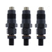 DURAFORCE 3 PCS Fuel Injector for Kubota TG1860 G1700 G1800 G1800-S G1900 G1900-S T1600H