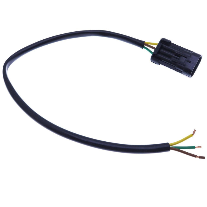 DURAFORCE 3-PIN Connector Wiper Motor Plug W/ Wire for Bobcat S100 S130 T140 T180 T190