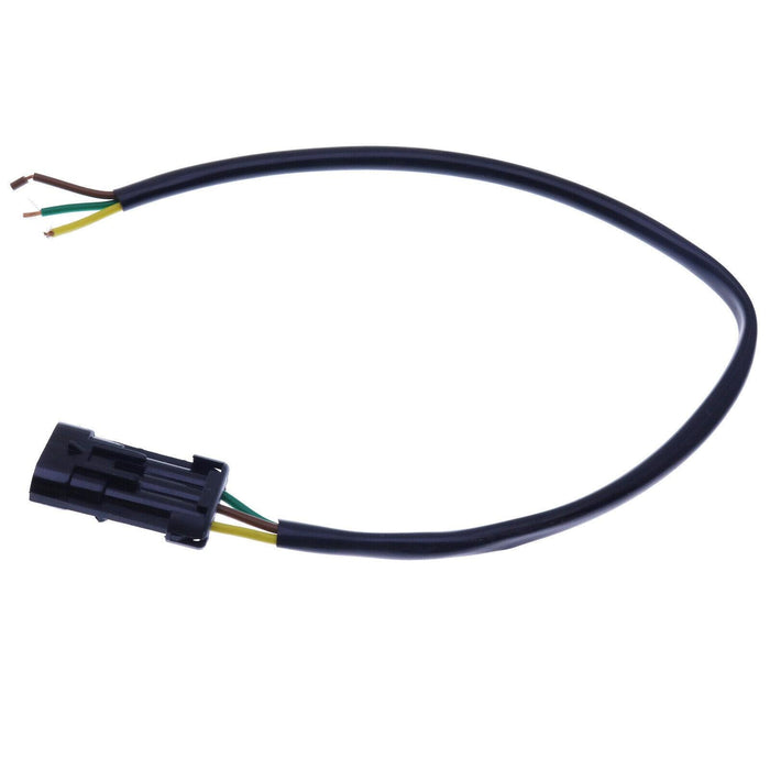 DURAFORCE 3-PIN Connector Wiper Motor Plug W/ Wire for Bobcat S100 S130 T140 T180 T190