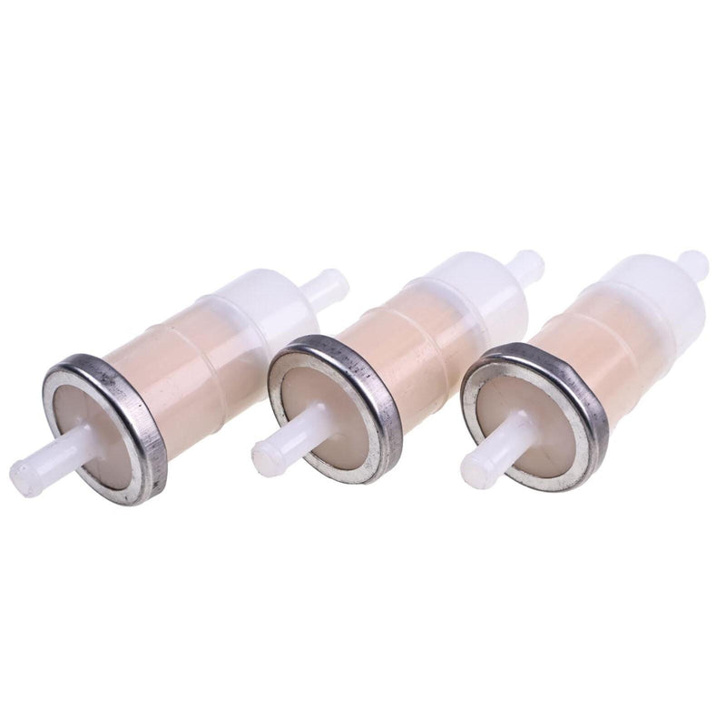 DURAFORCE 3PCS 3/8" In Line Fuel Filter 16900-MG8-003 for Honda CBR600 CBR900