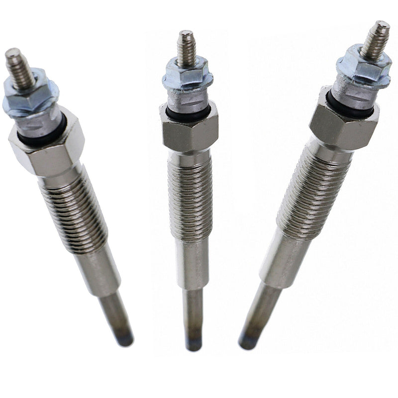 DURAFORCE 3pcs Glow Plug SBA185366060 for New Holland 1215 1220 1310 1510 1925 2110 3415