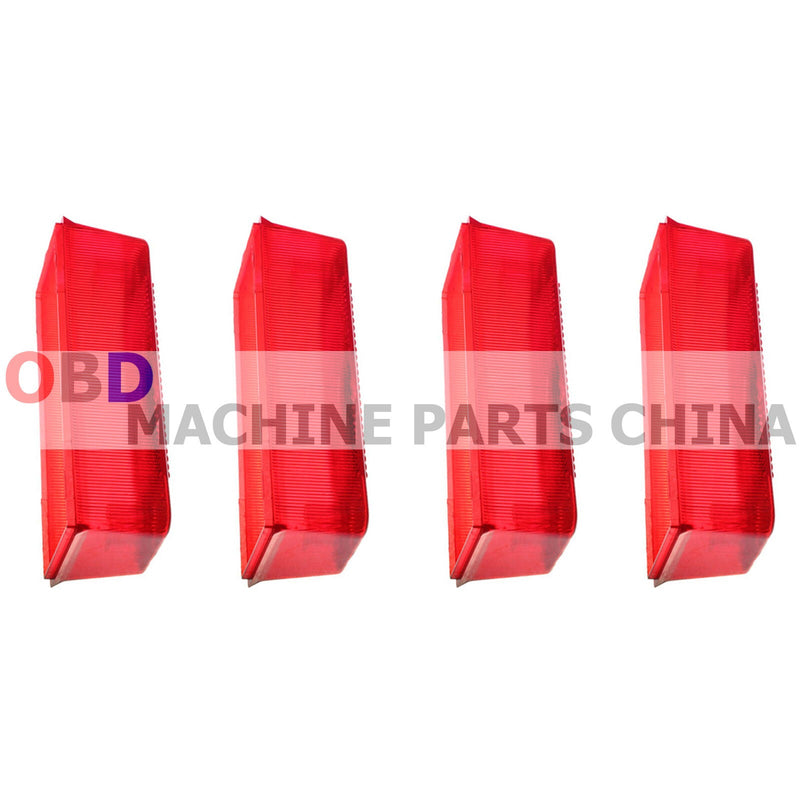DURAFORCE 4PK New Rear Tail Light Lens for Bobcat S T & G Series Bobcat A-F