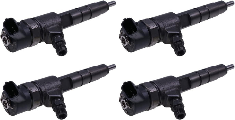 DURAFORCE 4X Fuel Injector 129A00-53100 0445110463 for Yanmar 4TNV88C 3TNV88C Engine