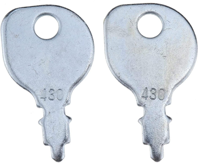 DURAFORCE 4x Ignition Keys M40718 for John Deere 110 112 120 140 210 212 316 317 318 116
