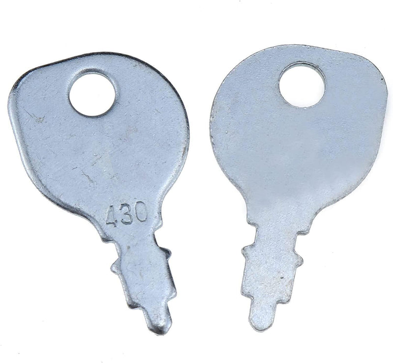 DURAFORCE 4x Ignition Keys M40718 for John Deere 110 112 120 140 210 212 316 317 318 116