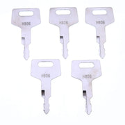 DURAFORCE 5X Ignition Keys H806 Heavy Equipment Keys for Takeuchi Hitachi Gehl 17001-00019