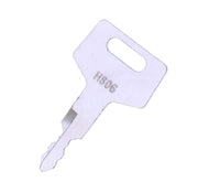 DURAFORCE 5X Ignition Keys H806 Heavy Equipment Keys for Takeuchi Hitachi Gehl 17001-00019