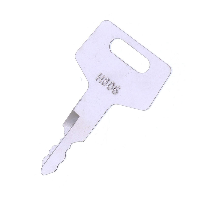 DURAFORCE 5X Ignition Keys H806 Heavy Equipment Keys for Takeuchi Hitachi Gehl 17001-00019